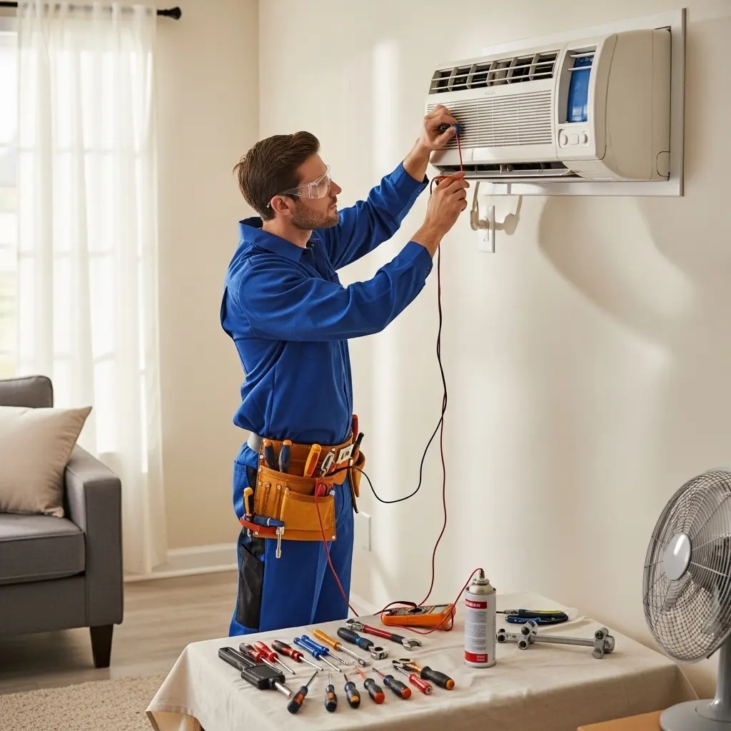 Selendi Termoteknik Termoteknik klima gaz dolumu ve bakım – Enerji verimliliği artırıldı. - Teknik servis örneği